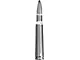50 Cal Bullet Antenna; 5-Inch; Chrome (Universal; Some Adaptation May Be Required)