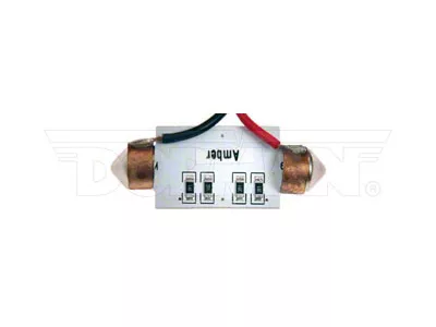 6-LED SMD LED Bulb; Amber; 42mm; 212