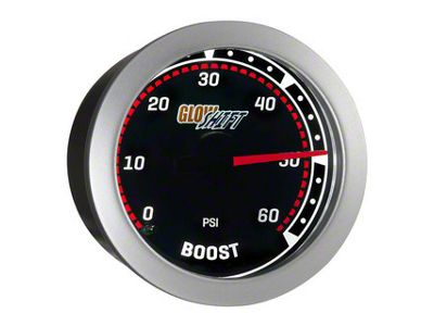 60 PSI Boost Gauge; Tinted (Universal; Some Adaptation May Be Required)