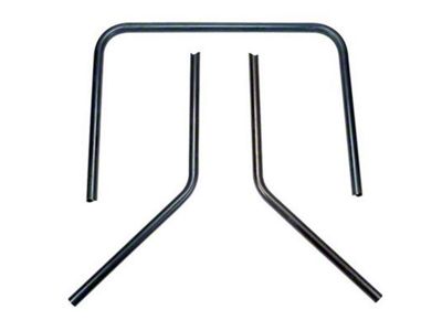 8 to 10-Point Roll Bar Conversion Kit; Steel (94-04 Mustang)