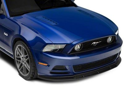 ABS Chin Spoiler; Textured Black (05-09 Mustang V6)
