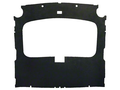 ABS Plastic Molded Headliner with Foambacked Tier Vinyl (79-93 Mustang Hatchback w/ Factory Sunroof)
