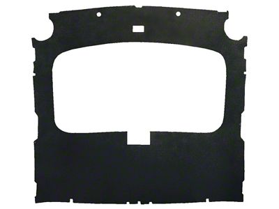 ABS Plastic Molded Headliner with Foambacked Tier Vinyl (79-93 Mustang Hatchback w/ Factory Sunroof)