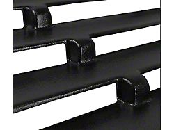 Rear Window Louvers; Textured Black (15-24 Mustang Fastback)