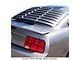 ABS Rear Window Louvers; Unpainted (05-14 Mustang Coupe)