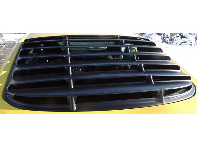 ABS Rear Window Louvers; Unpainted (15-24 Mustang Fastback)