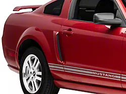 ABS Side Scoops; Pre-Painted; Redfire (05-09 Mustang)