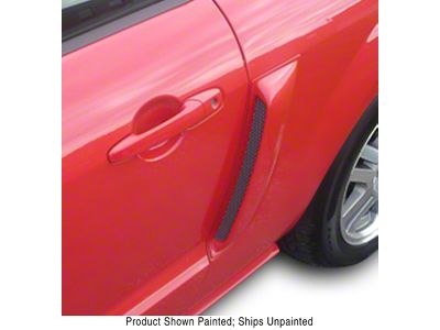 ABS Side Scoops; Unpainted (05-09 Mustang)
