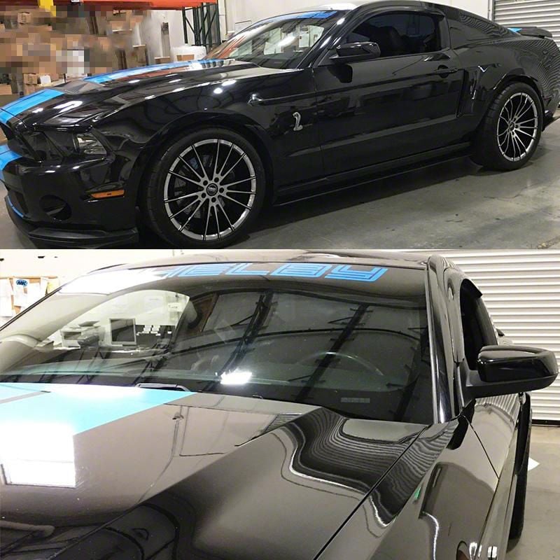 Mustang discount window visors