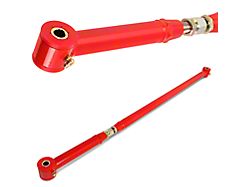 Adjustable Rear Panhard Bar; Red (05-14 Mustang)