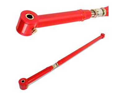 Adjustable Rear Panhard Bar; Red (05-14 Mustang)