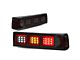 Altezza Style LED Tail Lights; Chrome Housing; Smoked Lens (87-93 Mustang)