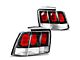Altezza Style Tail Lights; Black Housing; Clear Lens (99-04 Mustang, Excluding 99-01 Cobra)