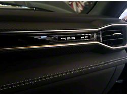 Aluminum Dash Plate; 486 HP (2024 Mustang)