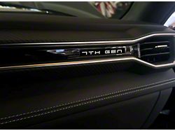 Aluminum Dash Plate; 7th Gen (2024 Mustang)