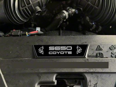 Aluminum Radiator Plate; S650 Howling Coyote (2024 Mustang)