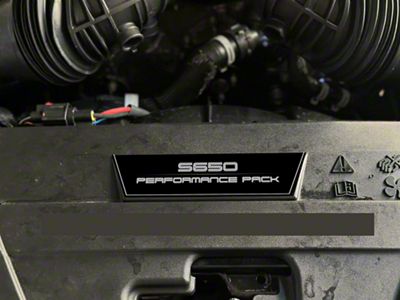 Aluminum Radiator Plate; S650 Performance Pack (24-25 Mustang)