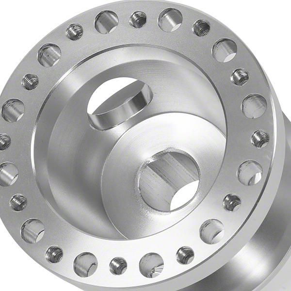 Aluminum Steel Wheel Hub Adapter; Blue (69-92 Camaro