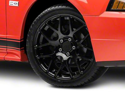 AMR Gloss Black Wheel; 18x9 (99-04 Mustang)