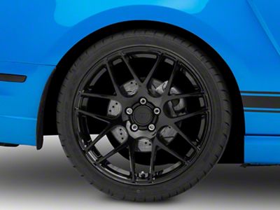 AMR Gloss Black Wheel; Rear Only; 20x10; 48mm Offset (10-14 Mustang)