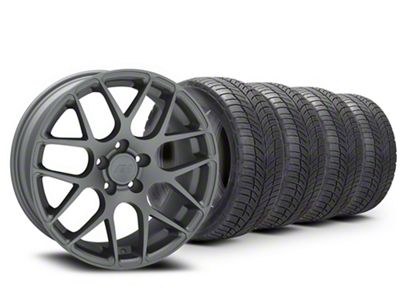18x8 AMR Wheel & BF Goodrich All-Season g-Force Comp-2 Plus Tire Package (05-09 Mustang)