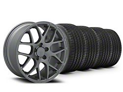 19x8.5 AMR Wheel & Lionhart All-Season LH-Five Tire Package (05-09 Mustang)