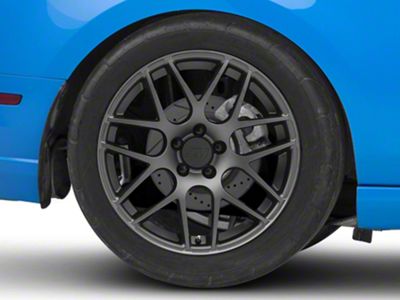 AMR Charcoal Wheel; Rear Only; 19x10 (10-14 Mustang)