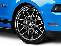 AMR Charcoal Wheel; Rear Only; 20x10; 48mm Offset (10-14 Mustang)