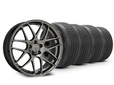 20x8.5 American Muscle Wheels AMR Wheel - 255/35R20 Lexani High Performance Summer LX-Twenty Tire; Wheel & Tire Package (10-14 Mustang)