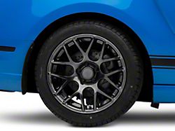 AMR Dark Stainless Wheel; Rear Only; 18x10; 45mm Offset (10-14 Mustang, Excluding 13-14 GT500)