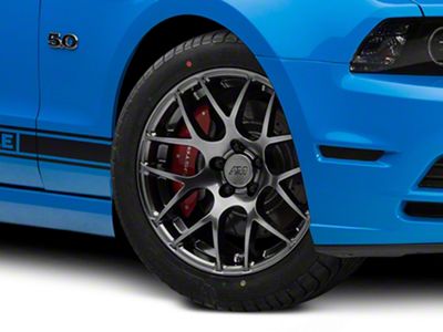 AMR Dark Stainless Wheel; 18x8; 30mm Offset (10-14 Mustang, Excluding 13-14 GT500)