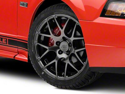 AMR Dark Stainless Wheel; 18x8; 30mm Offset (99-04 Mustang)