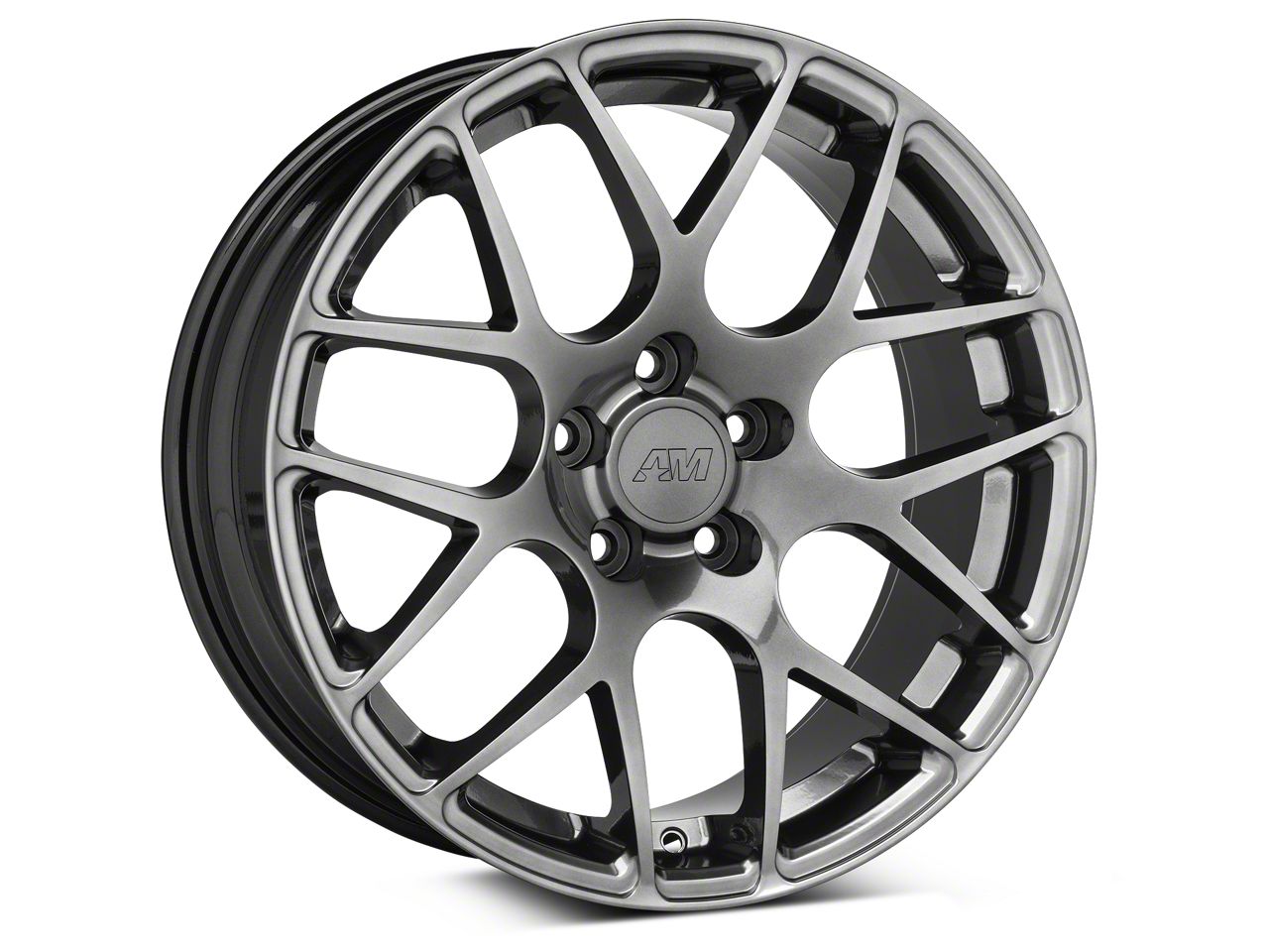 Mustang AMR Dark Stainless Wheel; 18x9; 30mm Offset (99-04