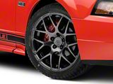 AMR Dark Stainless Wheel; 18x9; 30mm Offset (99-04 Mustang)