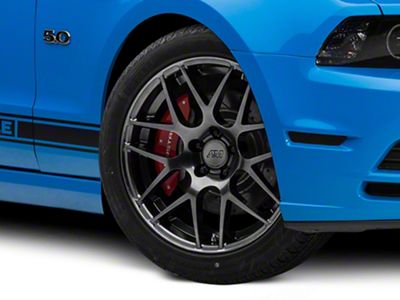 AMR Dark Stainless Wheel; 19x8.5; 30mm Offset (10-14 Mustang)