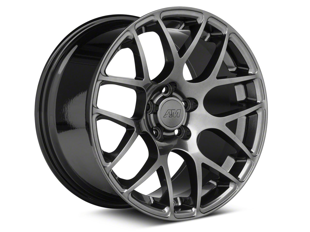 Mustang AMR Dark Stainless Wheel; 20x8.5; 30mm Offset (10-14