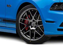 AMR Dark Stainless Wheel; 20x8.5; 30mm Offset (10-14 Mustang)