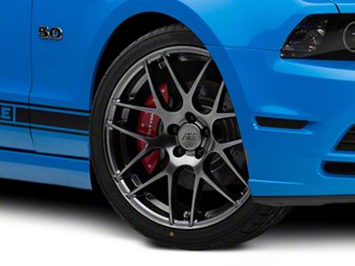 AMR Dark Stainless Wheel; 20x8.5; 30mm Offset (10-14 Mustang)