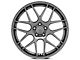 AMR Dark Stainless Wheel and Falken Azenis FK510 Performance Tire Kit; 20x8.5 (05-14 Mustang)