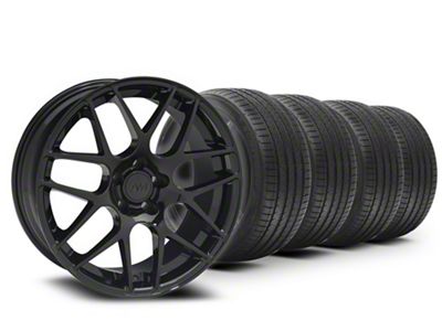 19x8.5 AMR Wheel & Sumitomo High Performance HTR Z5 Tire Package (15-23 Mustang GT, EcoBoost, V6)
