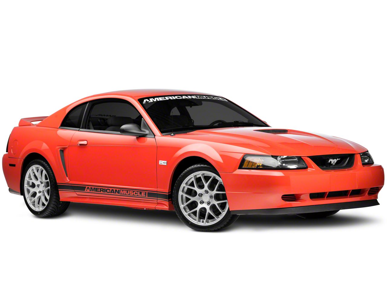 Mustang AMR Silver Wheel; 18x9; 30mm Offset (99-04 Mustang) - Free