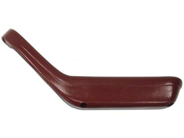 Arm Rest Pad; Red; Passenger Side (79-86 Mustang)
