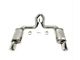 JBA Axle-Back Exhaust with Polished Tips; 304 Stainless Steel (15-17 Mustang GT)
