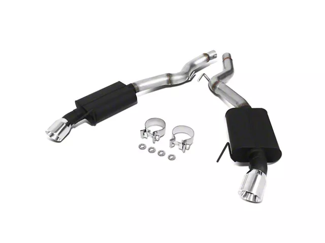 Axle-Back Exhaust with Polished Tips (15-17 Mustang GT)