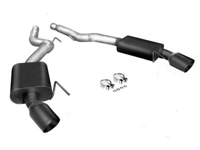 Axle-Back Exhaust with Satin Black Tips (15-17 Mustang GT)