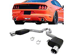 Axle-Back Exhaust System with Polished Tips (15-17 Mustang GT)