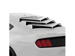Bakkdraft Rear Window Louvers; Oxford White (15-24 Mustang Fastback)