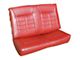 Base Front Bucket and Rear Bench Seat Upholstery Kit; Vinyl (83-86 Mustang Convertible)