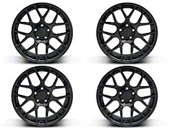 AMR Gloss Black 4-Wheel Kit; 19x8.5 (10-14 Mustang)