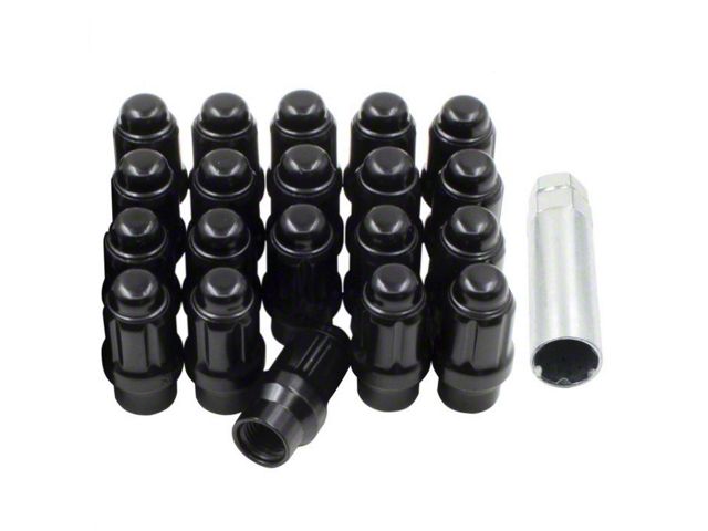M12x1.5 Of 20 Chrome Bulge Acorn Lug Nuts – 1/2"-20 Thread, Extra Long 2" Length, Made In USA Lug Nuts Set - Foto 11